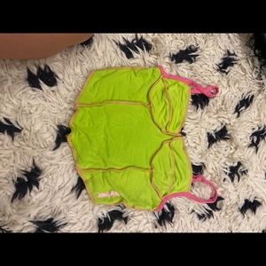 Omighty Green Triangle Top